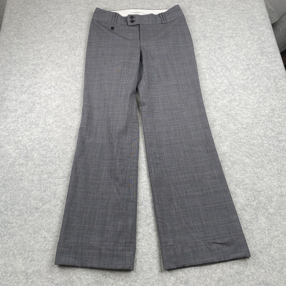Banana Republic Dress Pants Womens 4 (31x32) Jackson Fit Wool Stretch Wide Leg